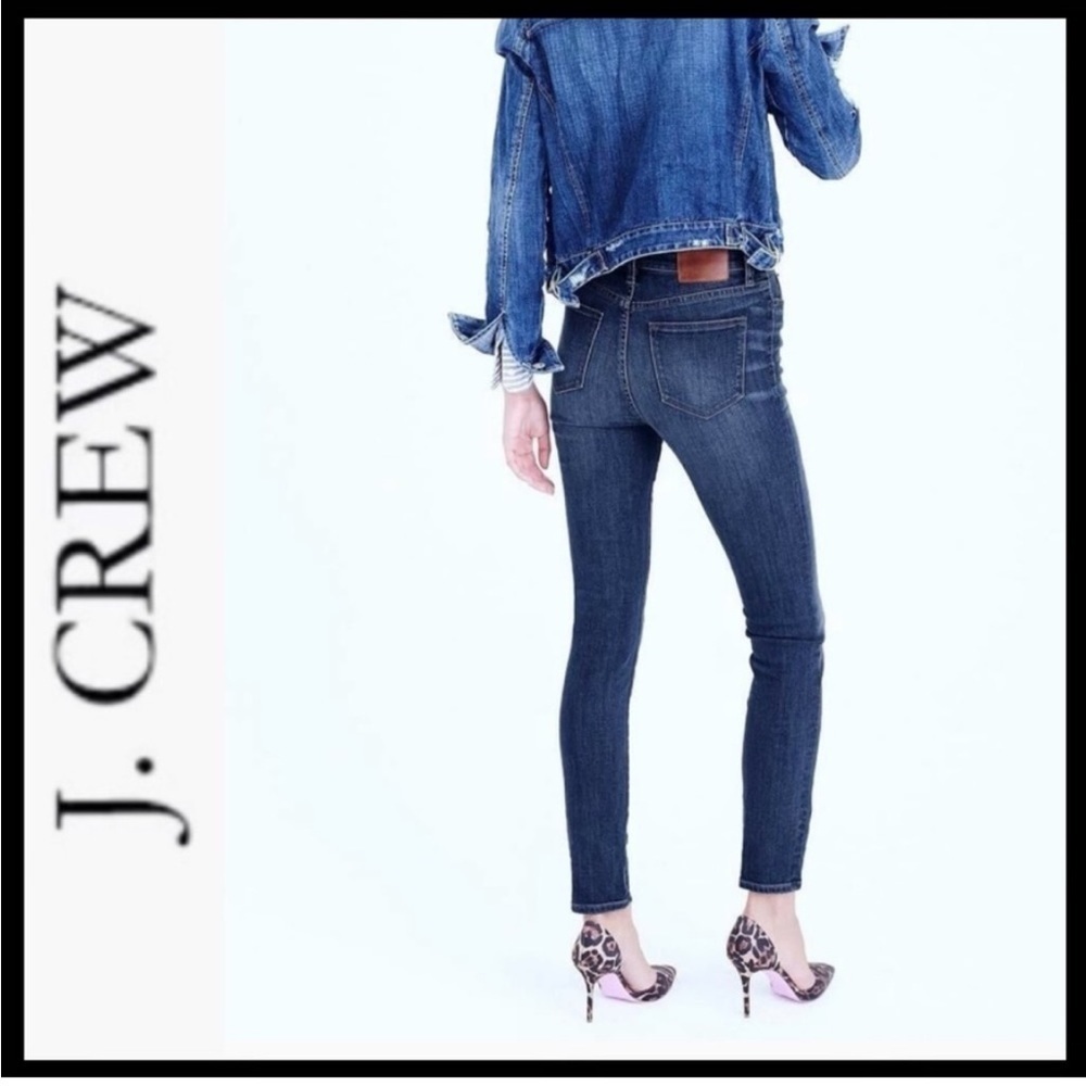 J CREW LOOKOUT HIGH RISE SKINNY JEANS SIZE 28